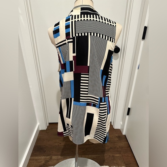 Topshop striped sleeveless top - Picture 10 of 10